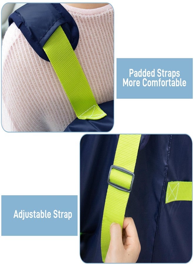 DMS PROTECTOR Gate Cheak Stroller Bag for Airplane Travel, Standard or Double Stroller Travel Bag For Airplane, Waterproof Travel Carry Bag, Large Stroller Cover, Navy - Image 3